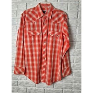 B & D by Panhandle Slim snap up Western shirt Men's size Medium Brooks & Dunn